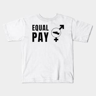 US Women's Soccer Team Deserves Equal Pay Kids T-Shirt